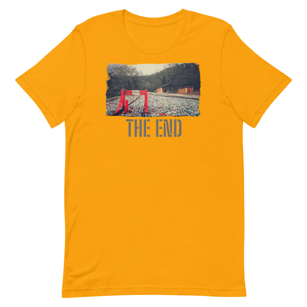 Kurzärmeliges Unisex T-Shirt/Das Ende/Personalisiert