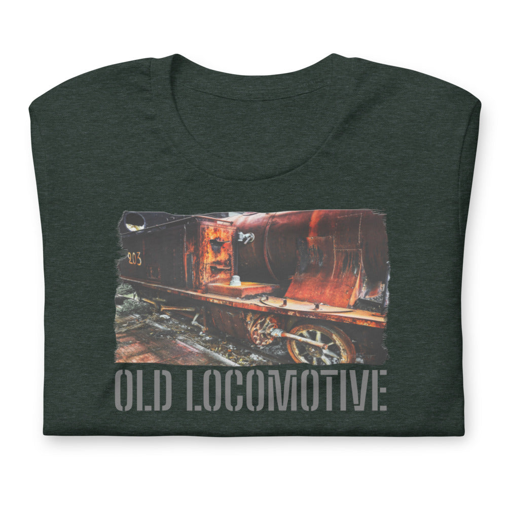 Short-Sleeve Unisex T-Shirt/Old Locomotive/Personalized