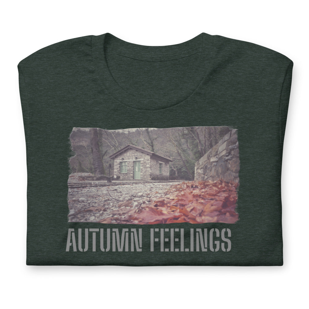 Short-Sleeve Unisex T-Shirt/Autumn Feelings/Personalized - Enet Images