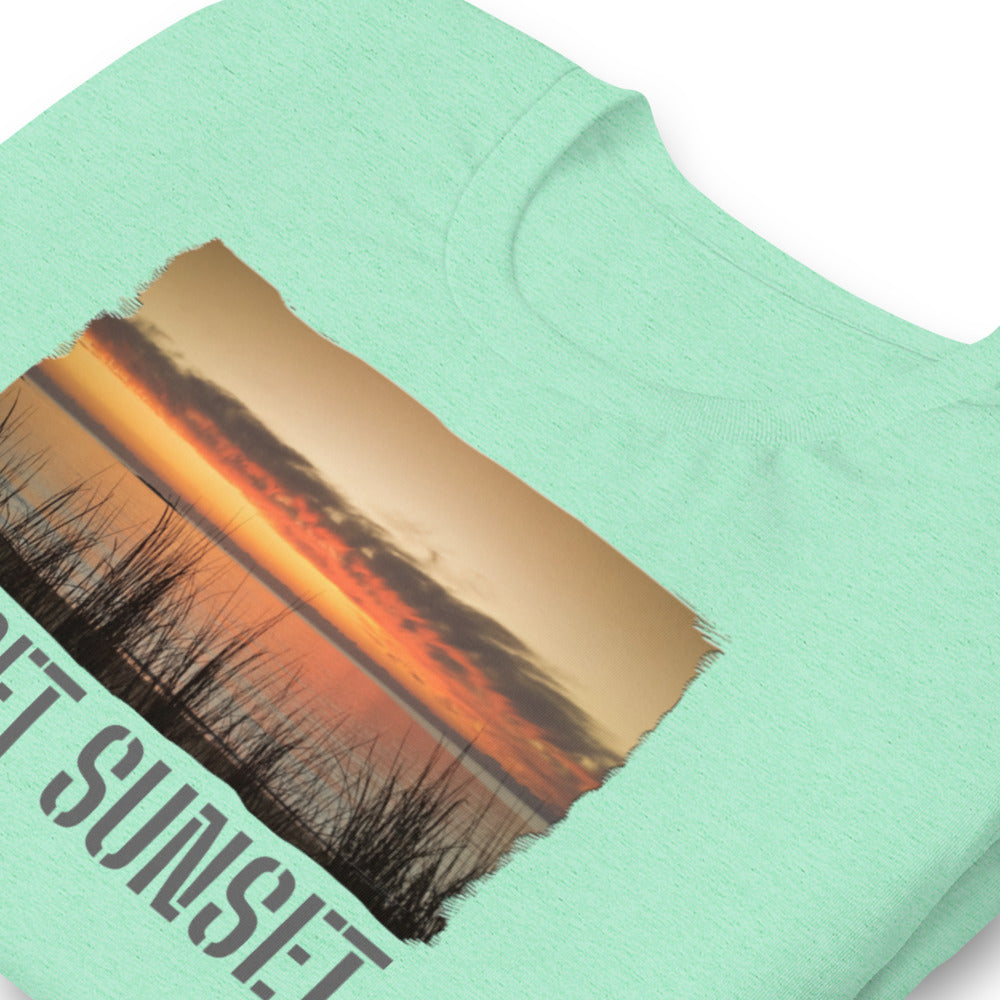 Kurzärmeliges Unisex T-Shirt/Secret Sunset/Personalisiert