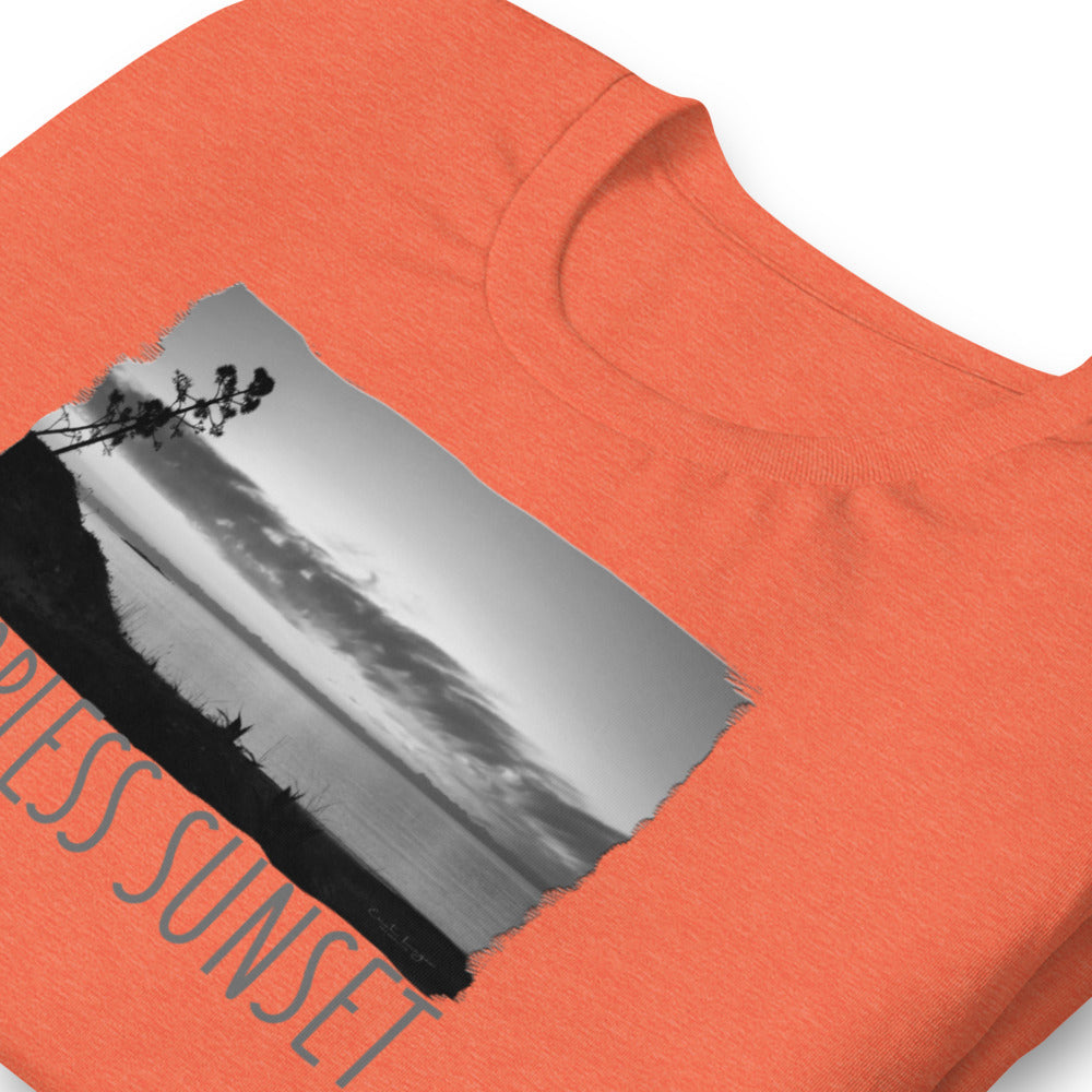 Short-Sleeve Unisex T-Shirt/Colorless Sunset/Personalized - Enet Images