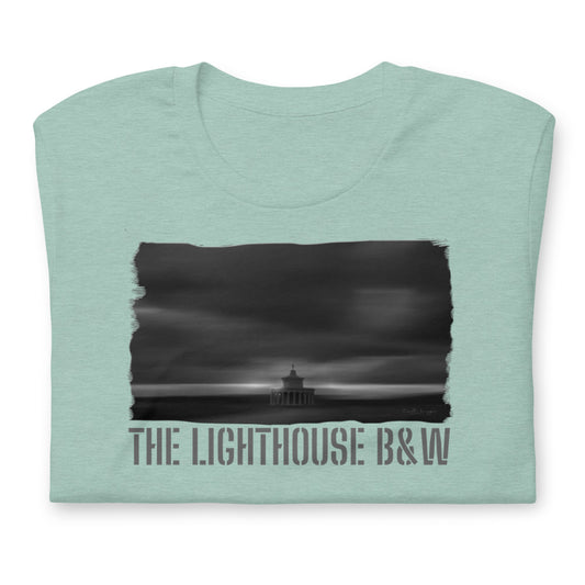Short-Sleeve Unisex T-Shirt/The Lighthouse B&W/Personalized