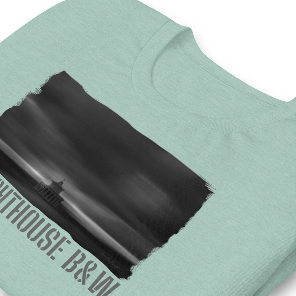Κοντομάνικο Unisex T-Shirt/The Lighthouse B&amp;W/Personalized