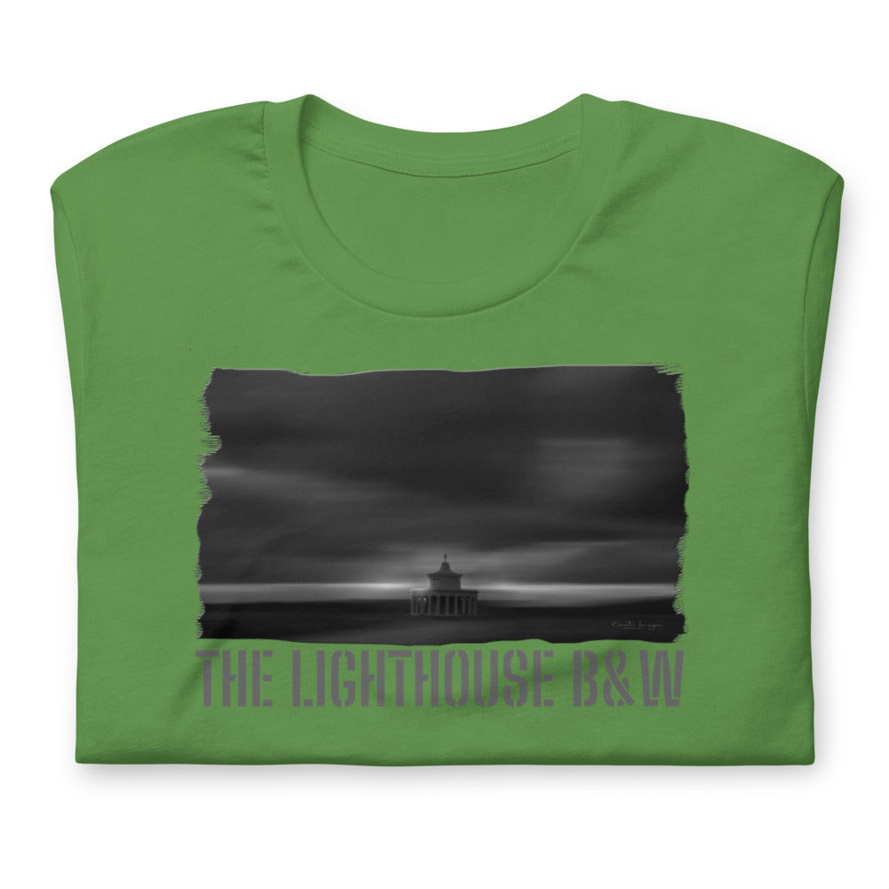 Short-Sleeve Unisex T-Shirt/The Lighthouse B&W/Personalized - Enet Images