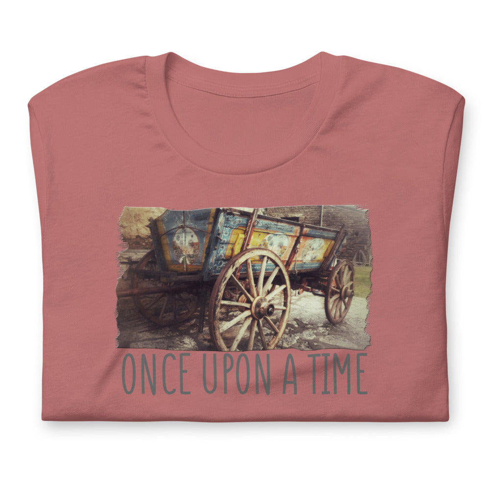 Kurzärmeliges Unisex T-Shirt/Once Upon A Time/Personalisiert