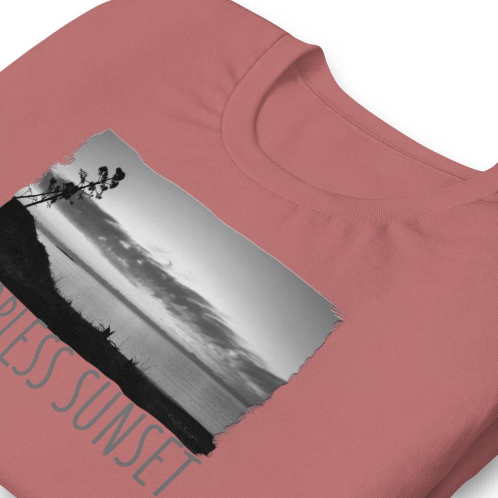 Short-Sleeve Unisex T-Shirt/Colorless Sunset/Personalized - Enet Images