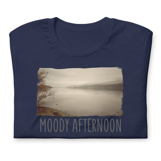 Kurzärmeliges Unisex T-Shirt/Moody Afternoon/Personalisiert