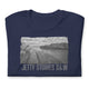 Short-Sleeve Unisex T-Shirt/Jetty Stories B&W/Personalized - Enet Images