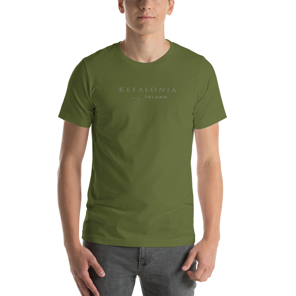 Kurzärmeliges Unisex-T-Shirt/Kefalonia, meine Insel