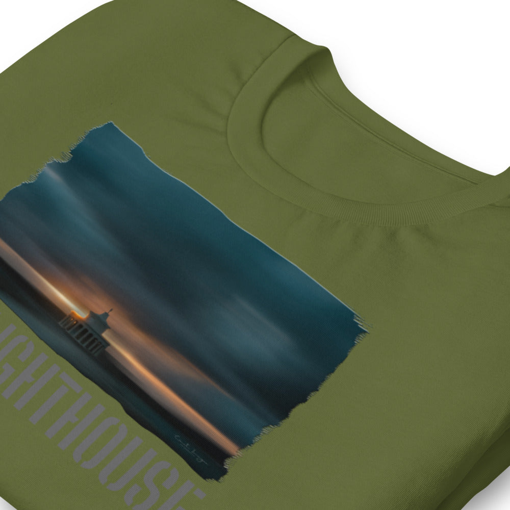 Short-Sleeve Unisex T-Shirt/The Lighthouse/Personalized - Enet Images
