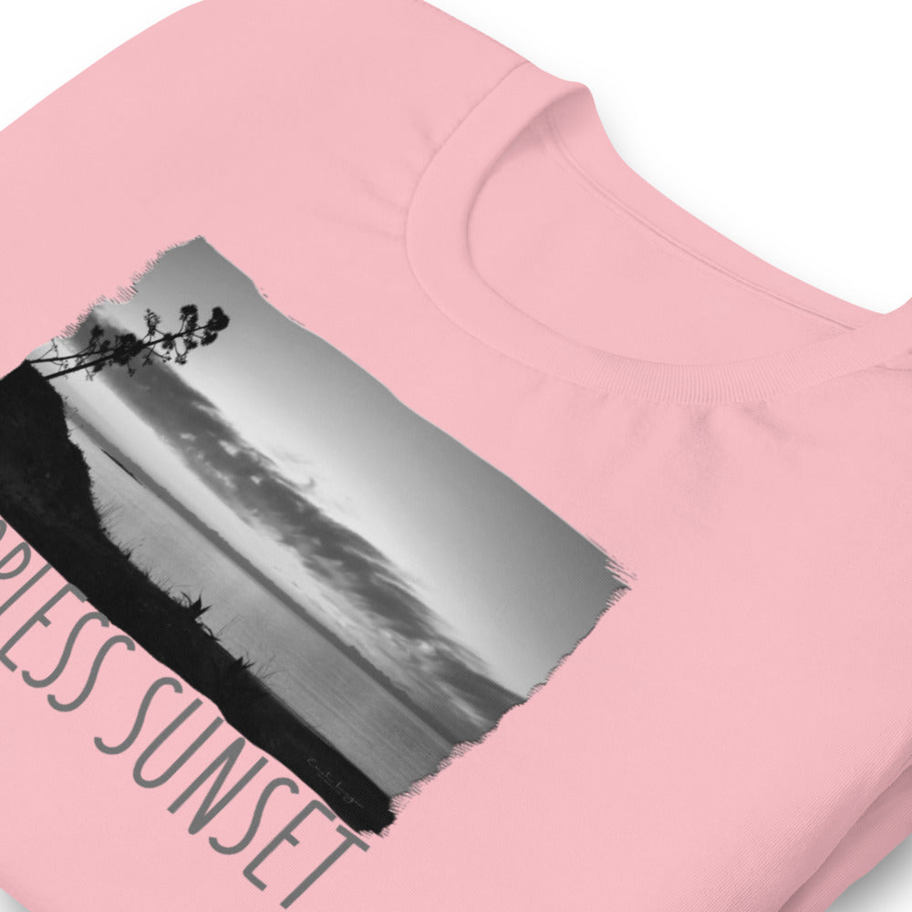 Short-Sleeve Unisex T-Shirt/Colorless Sunset/Personalized
