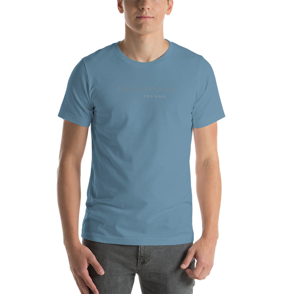 Kurzärmeliges Unisex-T-Shirt/Kefalonia, meine Insel