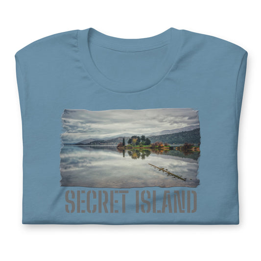 Kurzärmeliges Unisex T-Shirt/Secret Island/Personalisiert