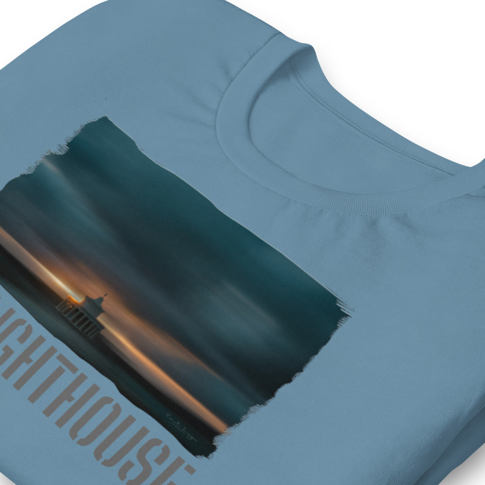 Short-Sleeve Unisex T-Shirt/The Lighthouse/Personalized - Enet Images