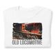 Short-Sleeve Unisex T-Shirt/Old Locomotive/Personalized - Enet Images