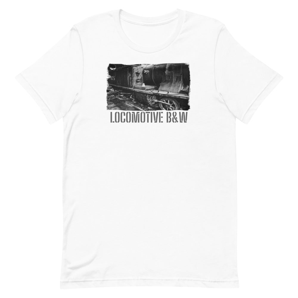 Κοντομάνικο Unisex T-Shirt/Locomotive B&amp;W/Personalized