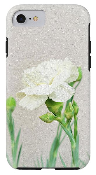 White Carnation - Phone Case - Enet Images