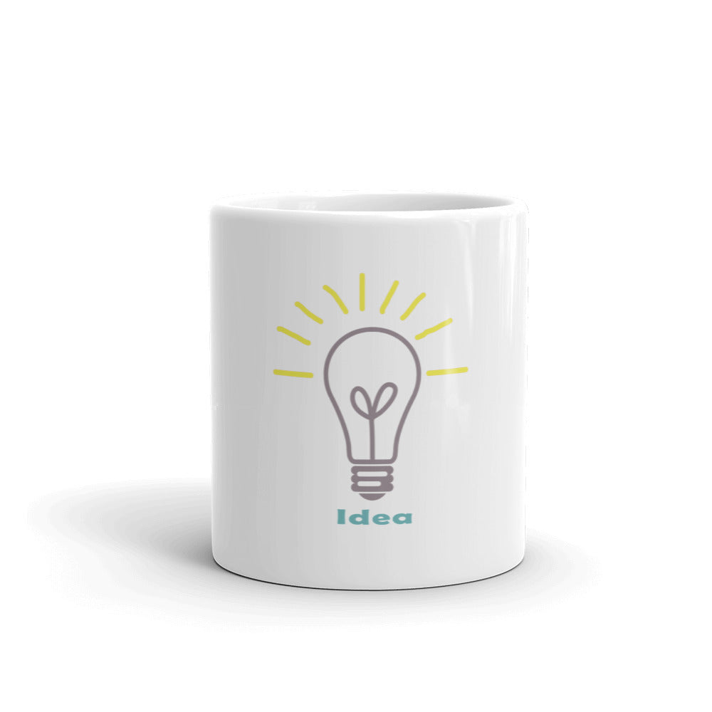 White glossy mug/Lamp Idea