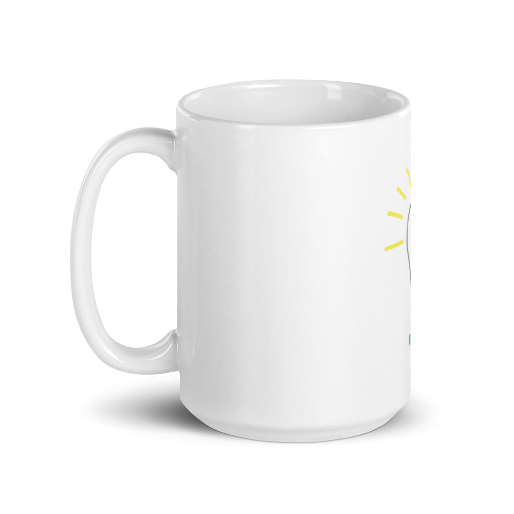White glossy mug/Lamp Idea