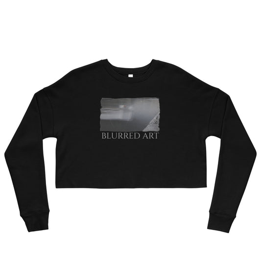 Crop Sweatshirt/Blurrede Art/Personalized