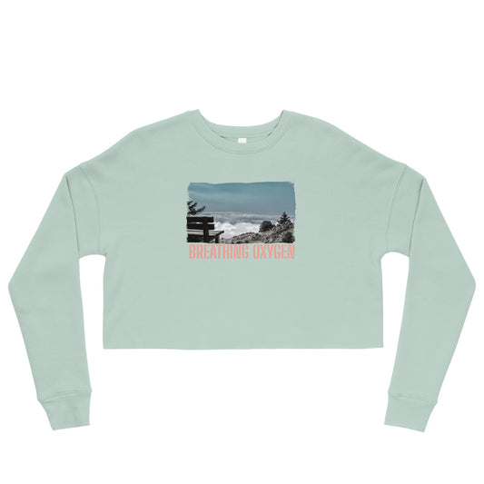 Crop Sweatshirt/Sauerstoff atmen/Personalisiert