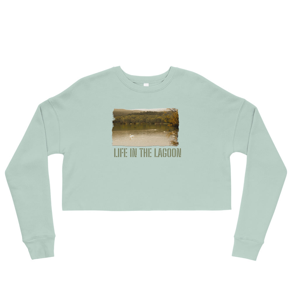 Crop Sweatshirt/Life In The Lagoon/Personalized