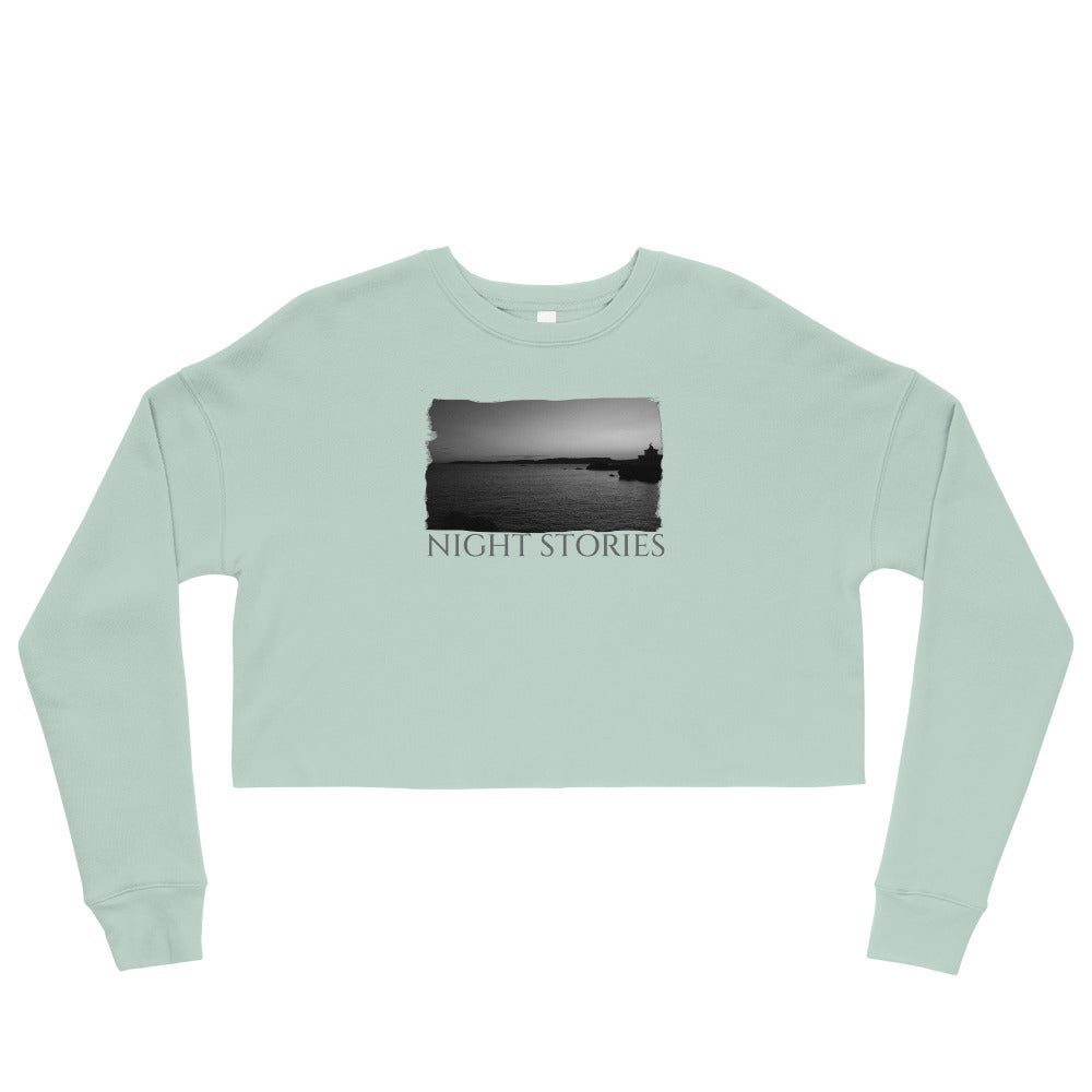 Crop Sweatshirt/Nachtgeschichten/Personalisiert