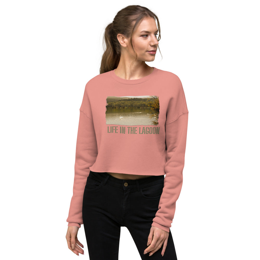 Crop Sweatshirt/Life In The Lagoon/Personalized