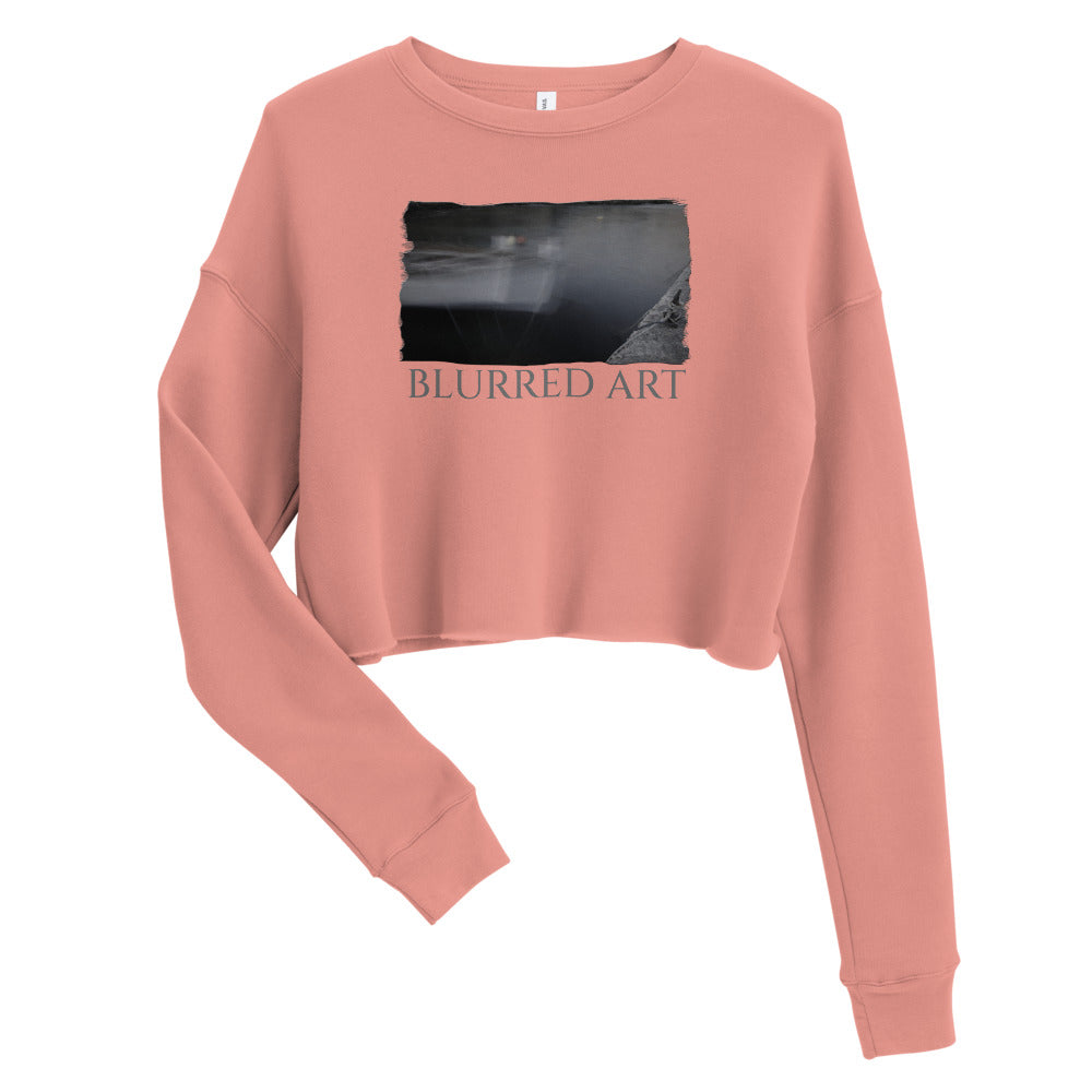 Crop Sweatshirt/Blurrede Art/Personalized
