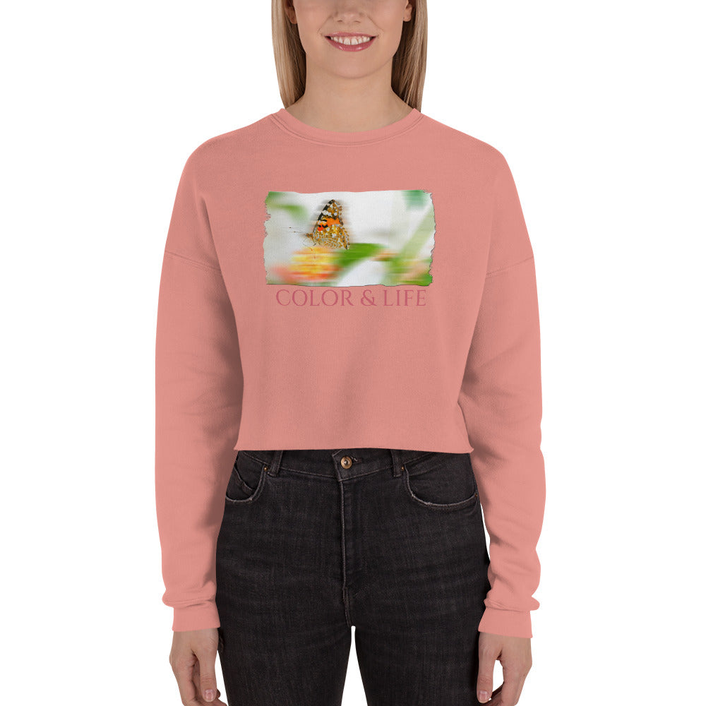 Crop Sweatshirt/Color & Life/Personalized