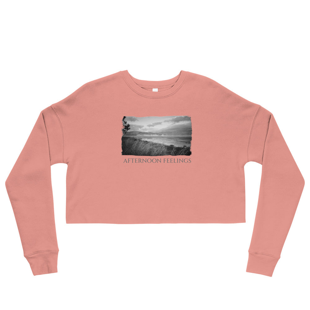 Crop Sweatshirt/Afternoon Feelings/Personalized