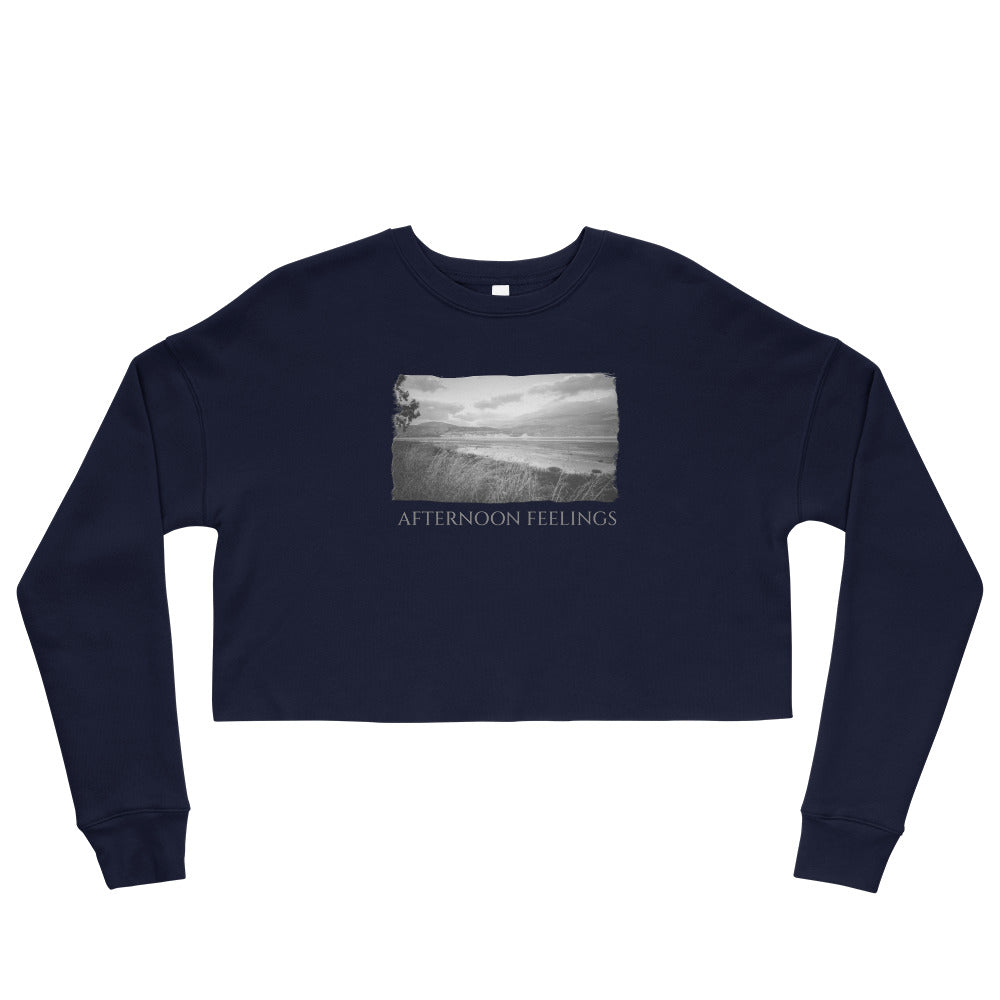 Crop Sweatshirt/Afternoon Feelings/Personalized