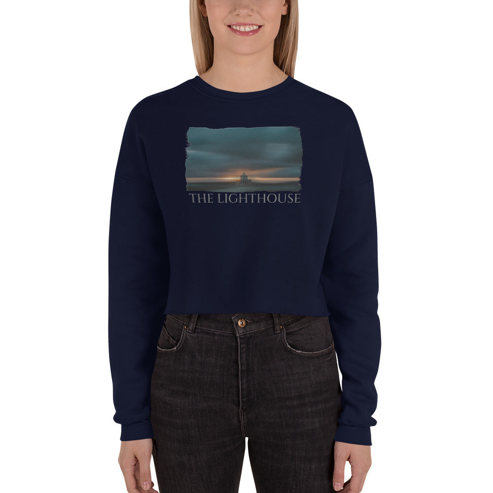 Crop Sweatshirt/Der Leuchtturm/Personalisiert