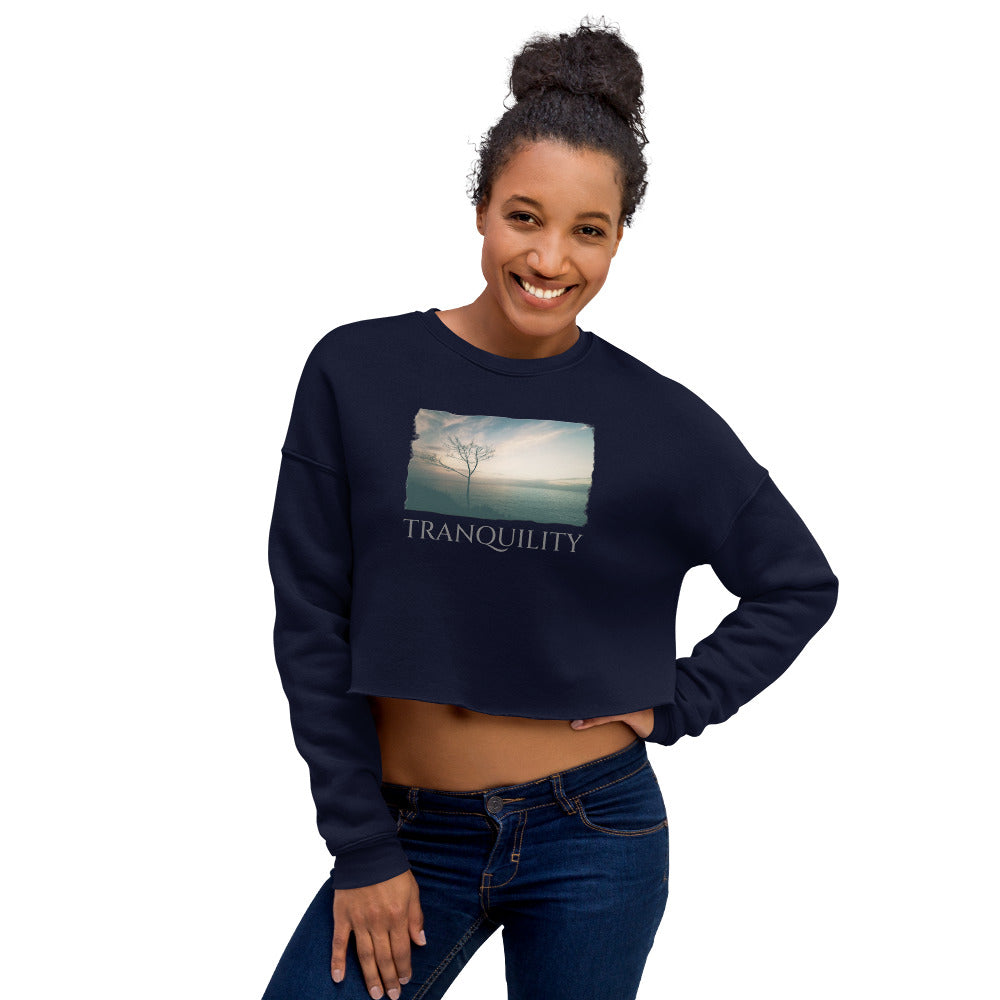 Crop Sweatshirt/Tranquility/Personalized
