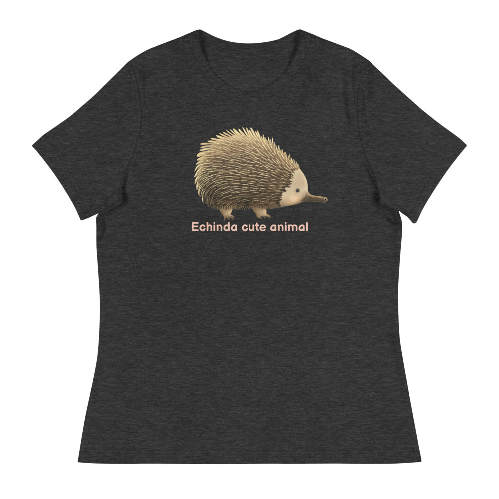 Entspanntes T-Shirt für Damen/Echidna