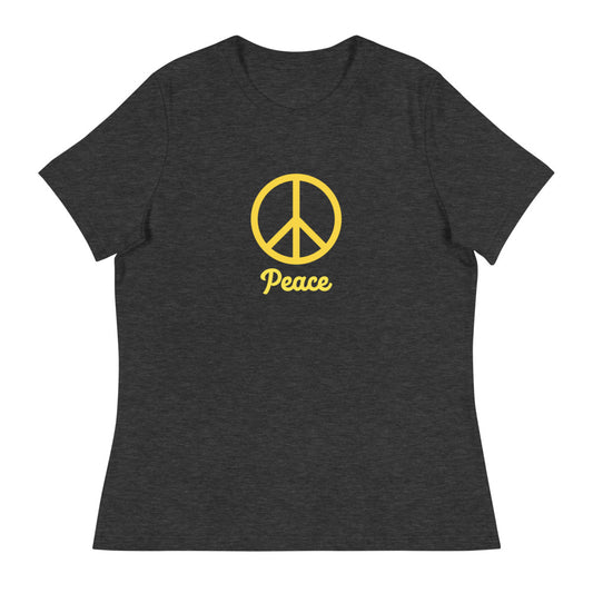 Entspanntes T-Shirt für Damen/Peace 6