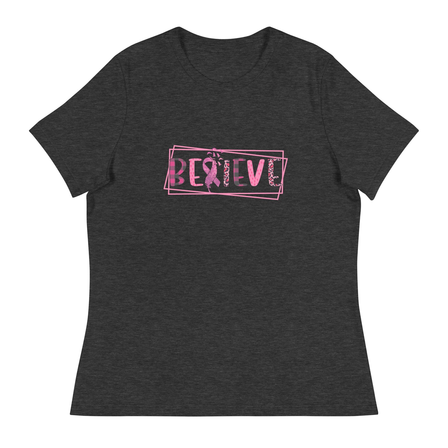 Entspanntes T-Shirt für Damen - Believe