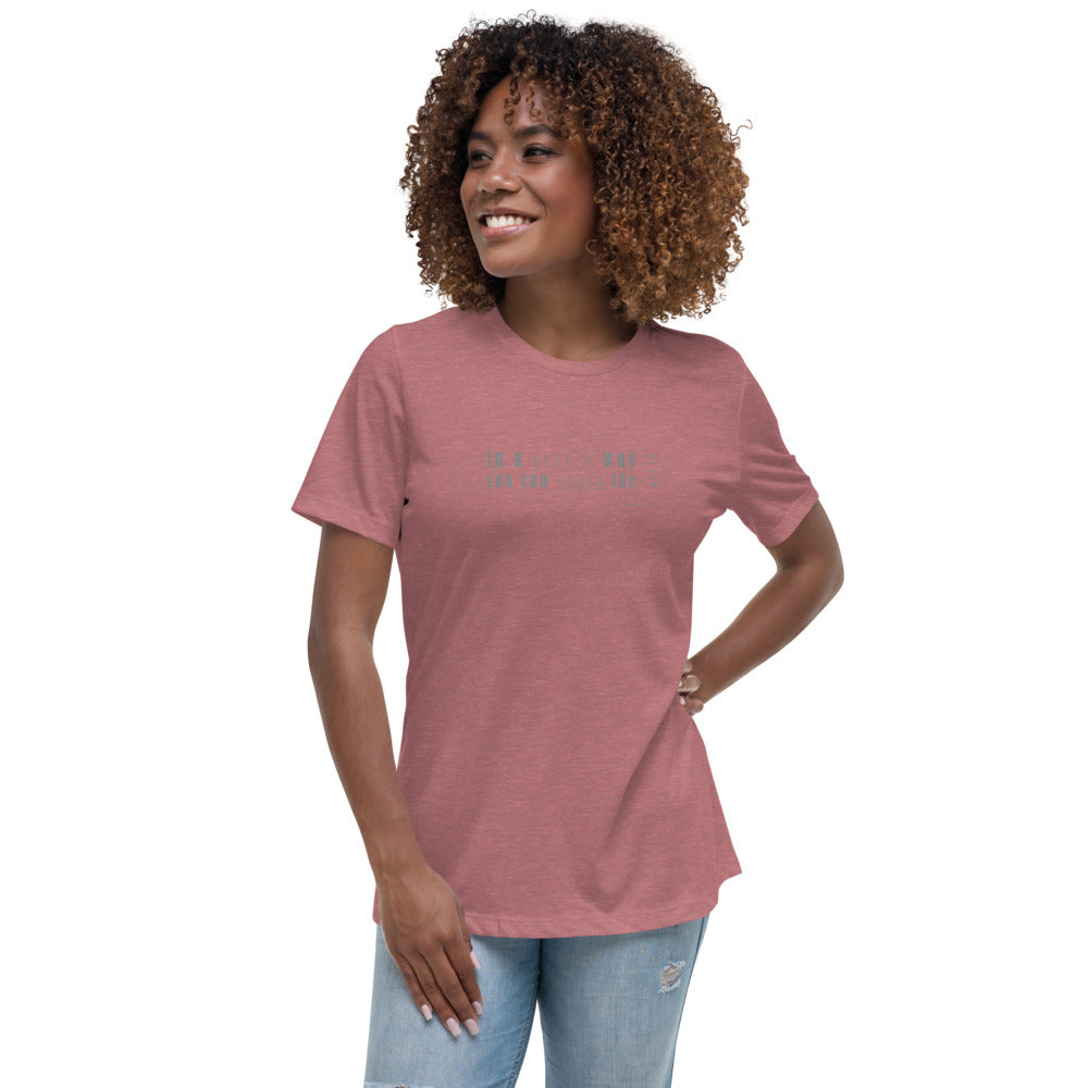 Women's Relaxed T-Shirt/In Gentle Way