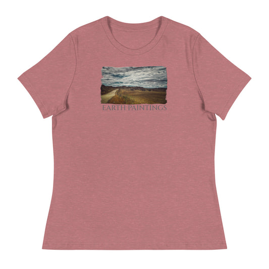Women's Relaxed T-Shirt/Earth Paintings/Personalized