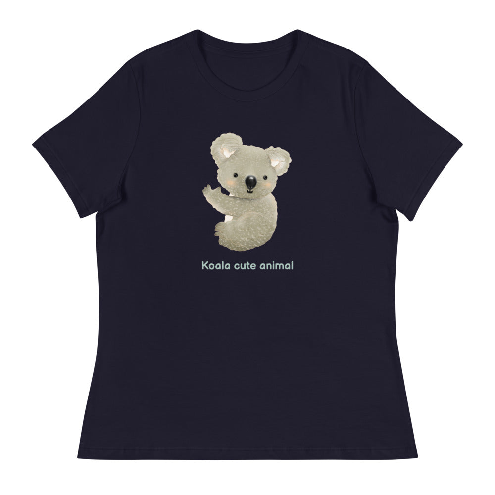 Women's Relaxed T-Shirt/Koala Cute Animal