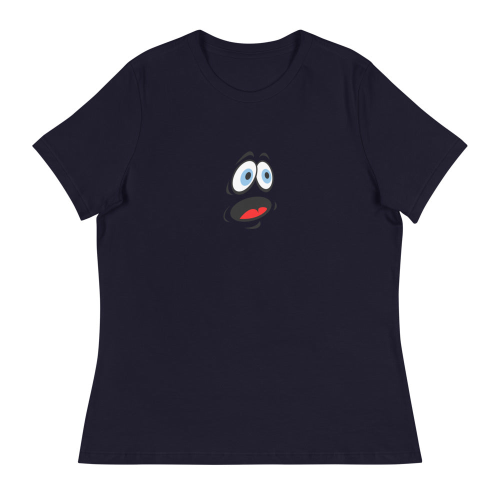 Γυναικεία Relaxed T-Shirt/Emoticons προσώπου 3