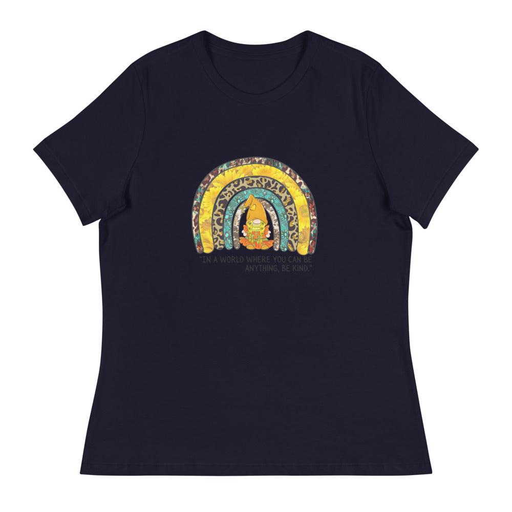 Γυναικείο Relaxed T-Shirt/Rainbow-Sunflower