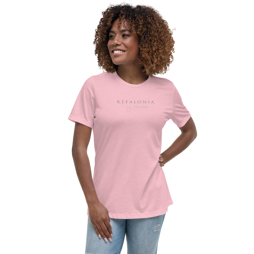 Entspanntes T-Shirt für Damen/Kefalonia Weiß