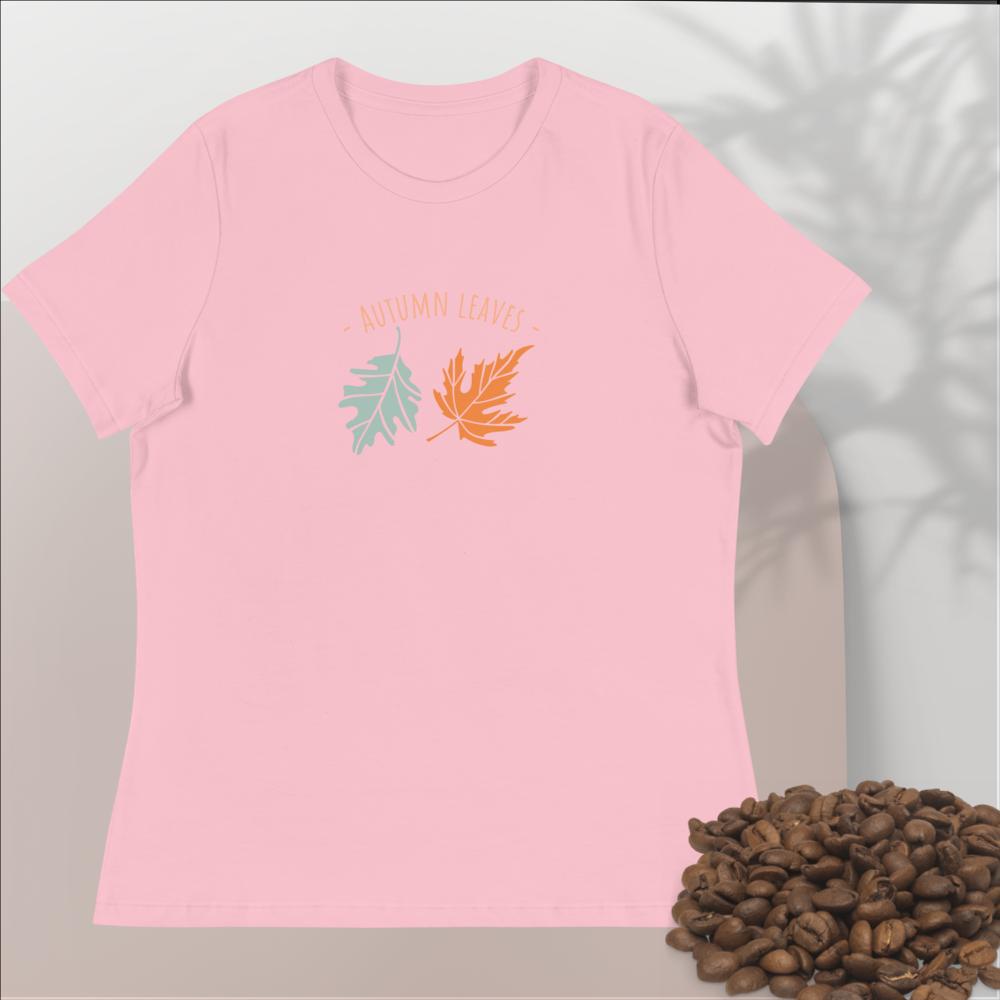 Women's Relaxed T-Shirt/Autumn leaves