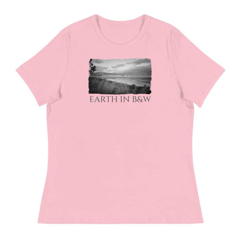 Γυναικείο Relaxed T-Shirt/Earth In B&amp;W/Personalized