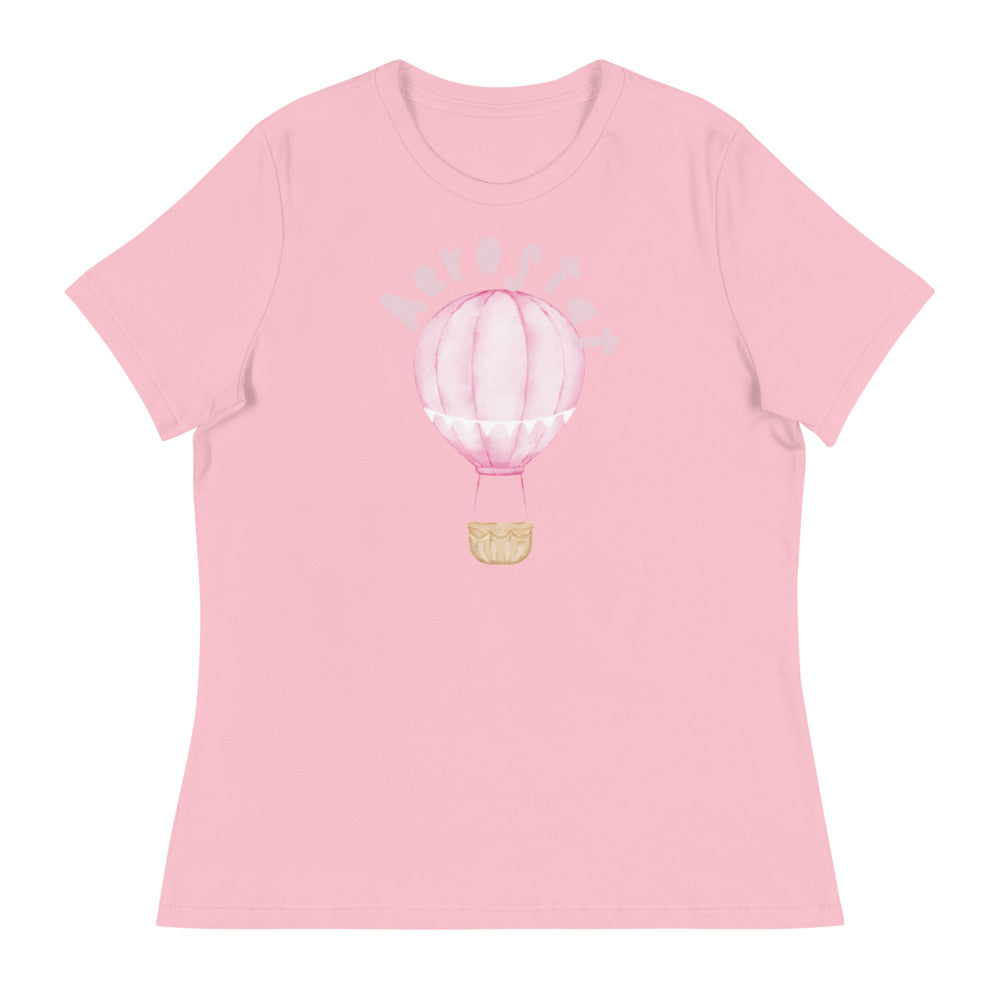 Women's Relaxed T-Shirt/Aerostat Pink