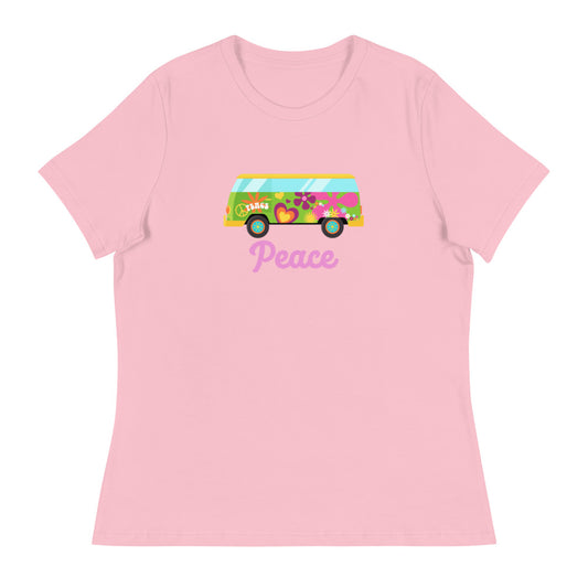 Entspanntes T-Shirt für Damen/Peace 3