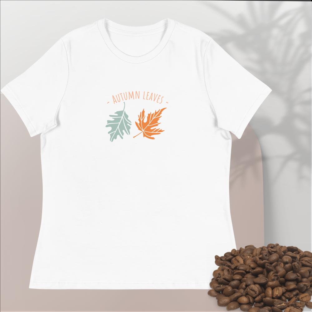 Women's Relaxed T-Shirt/Autumn leaves