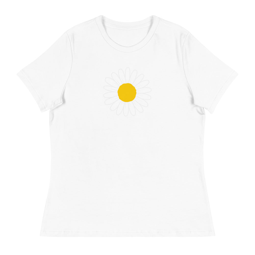 Women's Relaxed T-Shirt/Daisy 2