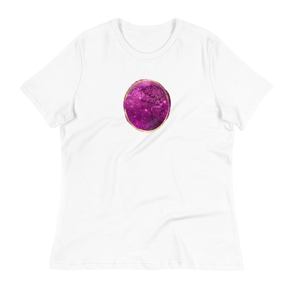 Entspanntes T-Shirt für Damen/Universum 3